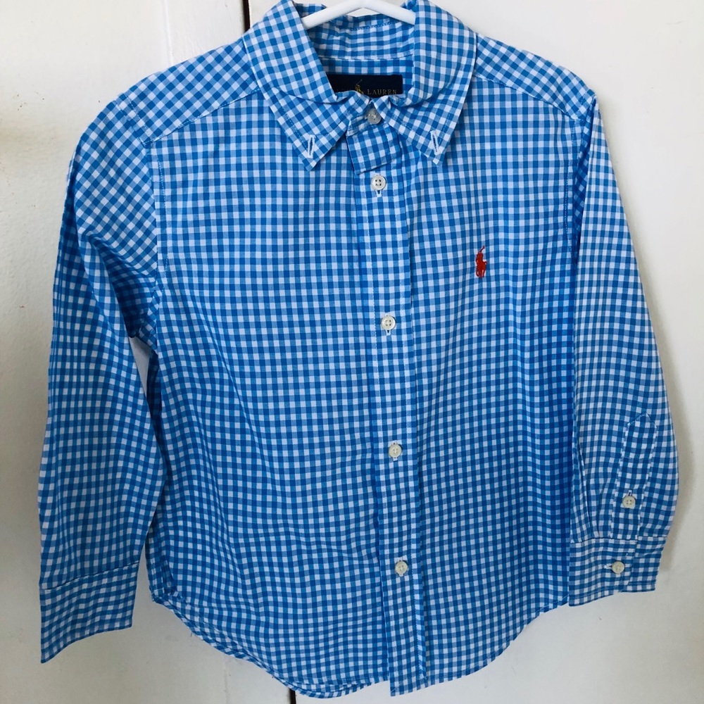 Ralph Lauren Gingham Cotton Poplin Shirt